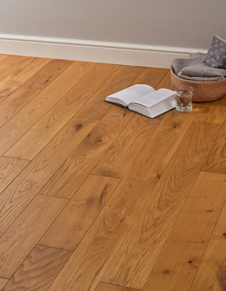 Массивная доска Дуб Янтарь