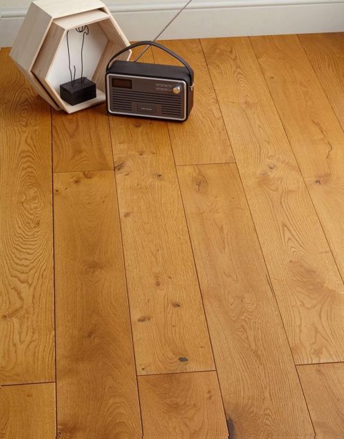 Инженерная доска Дуб Голден в интерьере