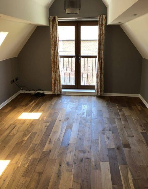 Дуб Коттеджный вид в доме