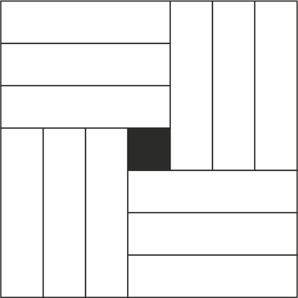 Плетёнка со вставкой