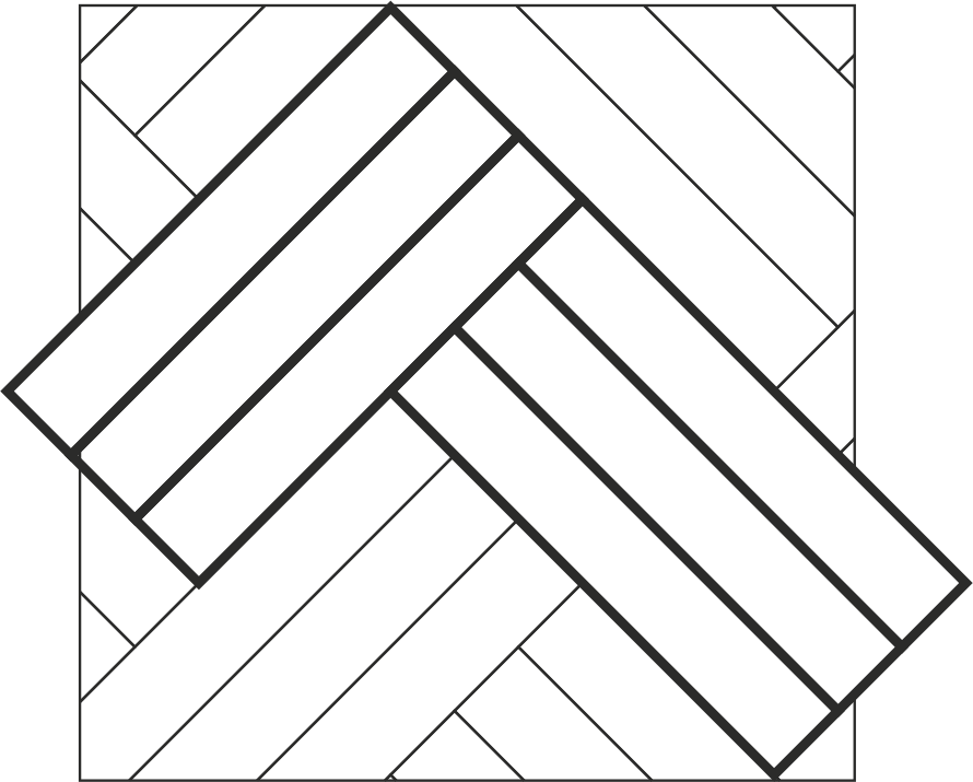 Английская ёлка - тройная