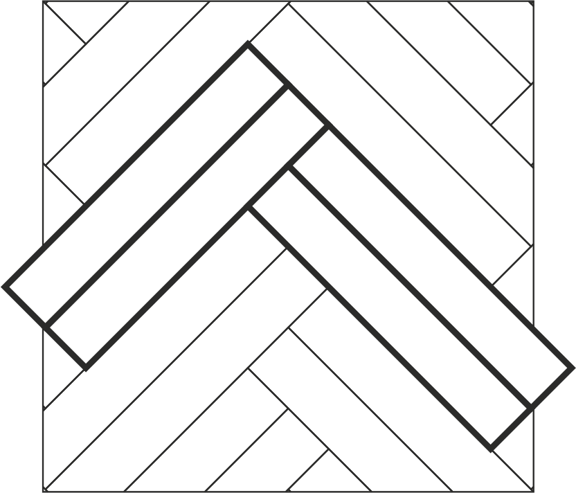 Английская ёлка - двойная