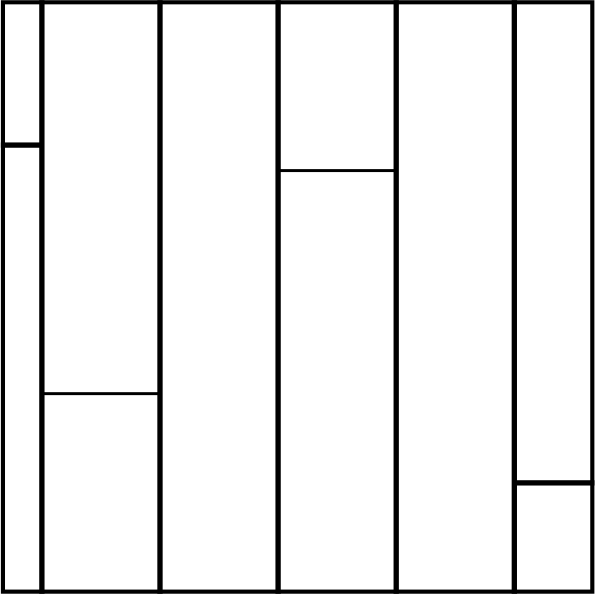 Одноширинная доска <br /> Классический вариант укладки полов