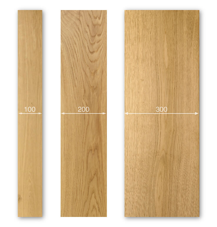 Массивная доска в разрезе